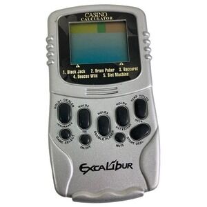 Excalibur Blackjack Handheld Game Electronic Portable Travel Sized Play Anywhere
